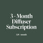 3 Month Reed Diffuser Subscription