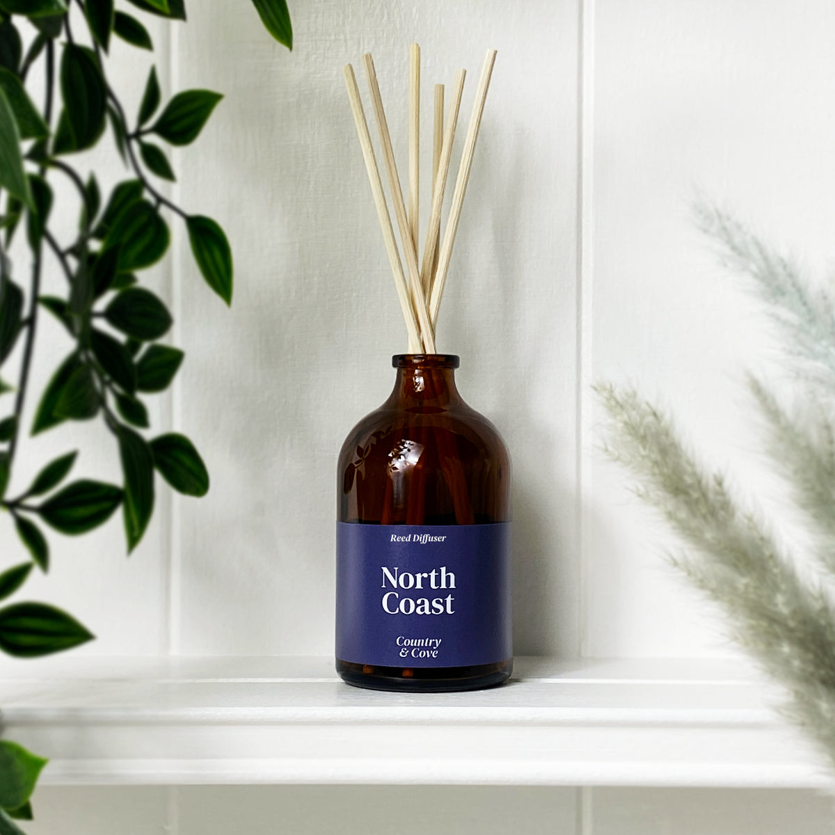 North Coast Reed Diffuser with Rock Salt and Driftwood Fragrance