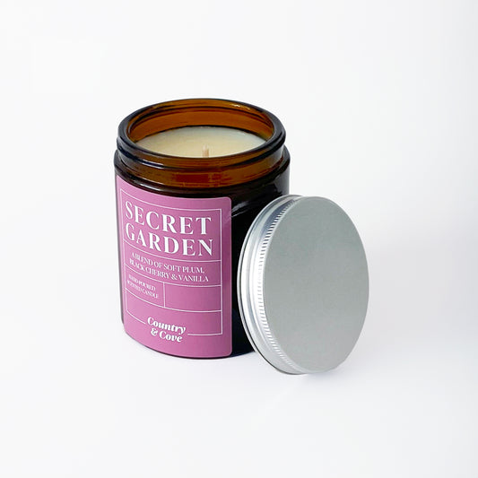 Secret Garden Scented Candle by Country & Cove UK
